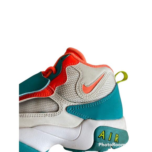 NIKE AIR MAX SPEED TURF 'MIAMI DOLPHINS' 525225-102 MENS SNEAKERS SIZE 6.5 Youth - Picture 6 of 8